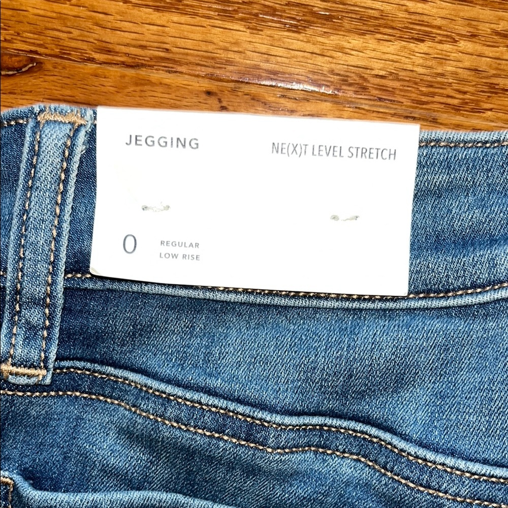 American Eagle Outfitters Blue Skinny Jeans Mid-Rise Stretch - Picture 11 of 13